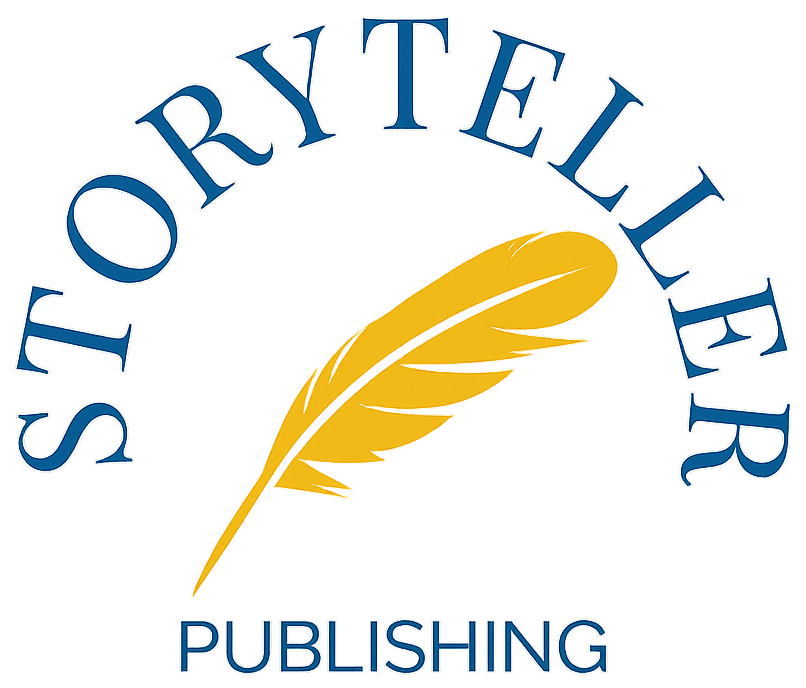Logo for Storyteller Publishing Color 2